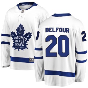 Youth Toronto Maple Leafs Ed Belfour Fanatics Branded Breakaway Away Jersey - White