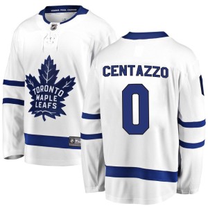 Youth Toronto Maple Leafs Orrin Centazzo Fanatics Branded Breakaway Away Jersey - White