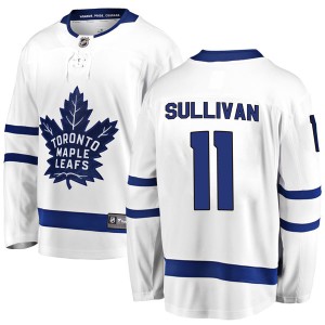 Youth Toronto Maple Leafs Steve Sullivan Fanatics Branded Breakaway Away Jersey - White