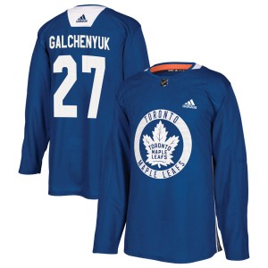 Men's Toronto Maple Leafs Alex Galchenyuk Adidas Authentic Practice Jersey - Royal
