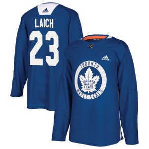 Men's Toronto Maple Leafs Brooks Laich Adidas Authentic Practice Jersey - Royal