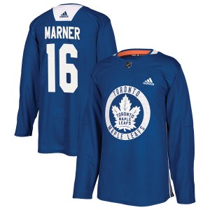 Men's Toronto Maple Leafs Mitchell Marner Adidas Authentic Practice Jersey - Royal