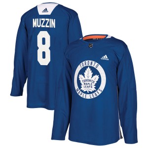 Men's Toronto Maple Leafs Jake Muzzin Adidas Authentic Practice Jersey - Royal