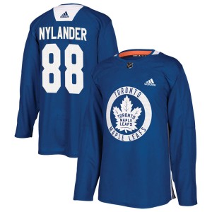 Men's Toronto Maple Leafs William Nylander Adidas Authentic Practice Jersey - Royal