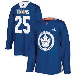 Men's Toronto Maple Leafs Conor Timmins Adidas Authentic Practice Jersey - Royal
