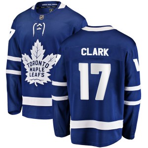 Men's Toronto Maple Leafs Wendel Clark Fanatics Branded Breakaway Home Jersey - Blue
