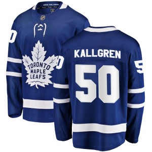 Men's Toronto Maple Leafs Erik Kallgren Fanatics Branded Breakaway Home Jersey - Blue