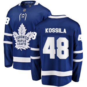Men's Toronto Maple Leafs Kalle Kossila Fanatics Branded Breakaway Home Jersey - Blue