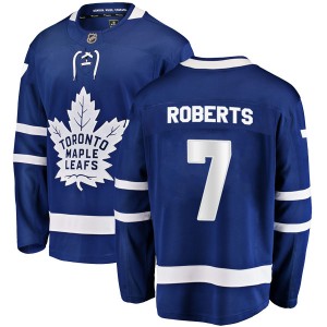 Men's Toronto Maple Leafs Gary Roberts Fanatics Branded Breakaway Home Jersey - Blue