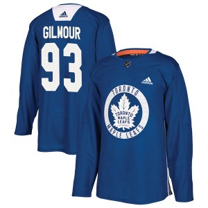 Youth Toronto Maple Leafs Doug Gilmour Adidas Authentic Practice Jersey - Royal