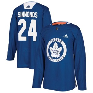 Youth Toronto Maple Leafs Wayne Simmonds Adidas Authentic Practice Jersey - Royal