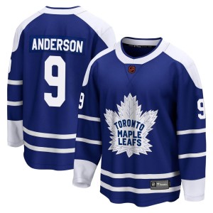 Youth Toronto Maple Leafs Glenn Anderson Fanatics Branded Breakaway Special Edition 2.0 Jersey - Royal