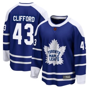 Youth Toronto Maple Leafs Kyle Clifford Fanatics Branded Breakaway Special Edition 2.0 Jersey - Royal