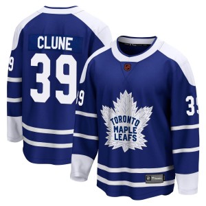 Youth Toronto Maple Leafs Rich Clune Fanatics Branded Breakaway Special Edition 2.0 Jersey - Royal