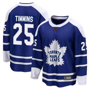 Youth Toronto Maple Leafs Conor Timmins Fanatics Branded Breakaway Special Edition 2.0 Jersey - Royal