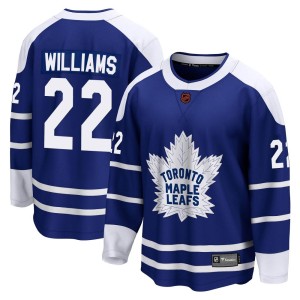 Youth Toronto Maple Leafs Tiger Williams Fanatics Branded Breakaway Special Edition 2.0 Jersey - Royal