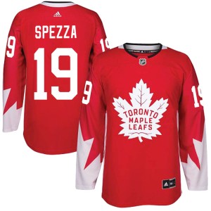 Men's Toronto Maple Leafs Jason Spezza Adidas Authentic Alternate Jersey - Red