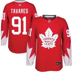 Men's Toronto Maple Leafs John Tavares Adidas Authentic Alternate Jersey - Red