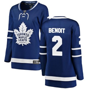 Women's Toronto Maple Leafs Simon Benoit Fanatics Branded Breakaway Home Jersey - Blue