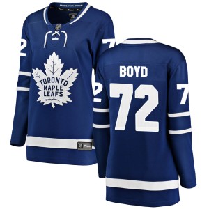 Women's Toronto Maple Leafs Travis Boyd Fanatics Branded Breakaway Home Jersey - Blue