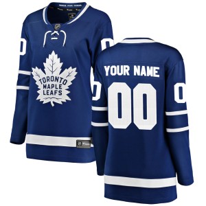 Women's Toronto Maple Leafs Custom Fanatics Branded Breakaway Home Jersey - Blue