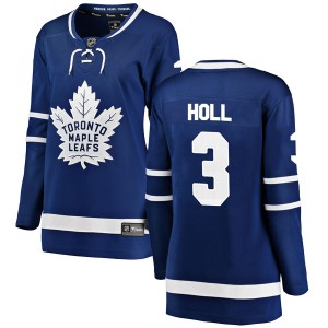 Women's Toronto Maple Leafs Justin Holl Fanatics Branded Breakaway Home Jersey - Blue