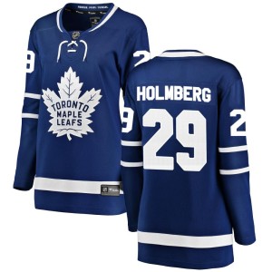 Women's Toronto Maple Leafs Pontus Holmberg Fanatics Branded Breakaway Home Jersey - Blue