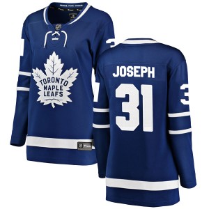 Women's Toronto Maple Leafs Curtis Joseph Fanatics Branded Breakaway Home Jersey - Blue