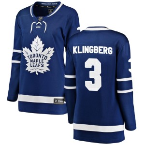 Women's Toronto Maple Leafs John Klingberg Fanatics Branded Breakaway Home Jersey - Blue