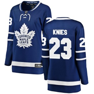 Women's Toronto Maple Leafs Matthew Knies Fanatics Branded Breakaway Home Jersey - Blue