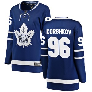 Women's Toronto Maple Leafs Egor Korshkov Fanatics Branded Breakaway Home Jersey - Blue