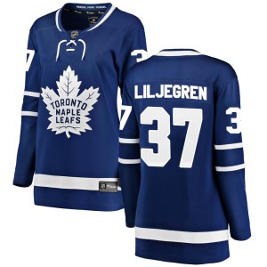 Women's Toronto Maple Leafs Timothy Liljegren Fanatics Branded Breakaway Home Jersey - Blue