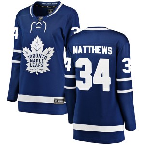 Women's Toronto Maple Leafs Auston Matthews Fanatics Branded Breakaway Home Jersey - Blue