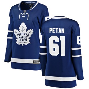 Women's Toronto Maple Leafs Nic Petan Fanatics Branded Breakaway Home Jersey - Blue