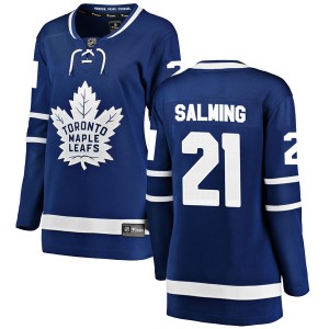 Women's Toronto Maple Leafs Borje Salming Fanatics Branded Breakaway Home Jersey - Blue