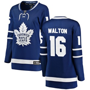 Women's Toronto Maple Leafs Mike Walton Fanatics Branded Breakaway Home Jersey - Blue