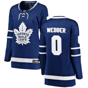 Women's Toronto Maple Leafs Cade Webber Fanatics Branded Breakaway Home Jersey - Blue