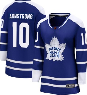 Women's Toronto Maple Leafs George Armstrong Fanatics Branded Breakaway Special Edition 2.0 Jersey - Royal