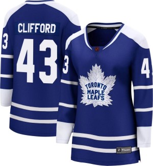 Women's Toronto Maple Leafs Kyle Clifford Fanatics Branded Breakaway Special Edition 2.0 Jersey - Royal