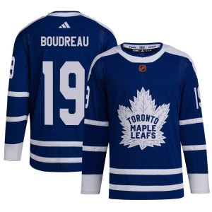 Youth Toronto Maple Leafs Bruce Boudreau Adidas Authentic Reverse Retro 2.0 Jersey - Royal