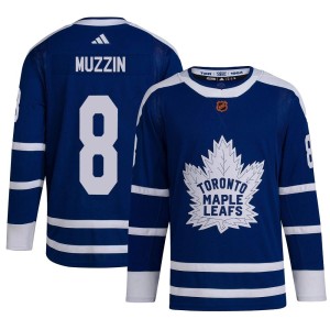 Youth Toronto Maple Leafs Jake Muzzin Adidas Authentic Reverse Retro 2.0 Jersey - Royal