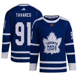 Youth Toronto Maple Leafs John Tavares Adidas Authentic Reverse Retro 2.0 Jersey - Royal
