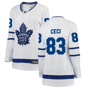 Women's Toronto Maple Leafs Cody Ceci Fanatics Branded Breakaway Away Jersey - White