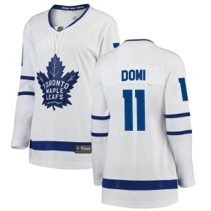 Women's Toronto Maple Leafs Max Domi Fanatics Branded Breakaway Away Jersey - White
