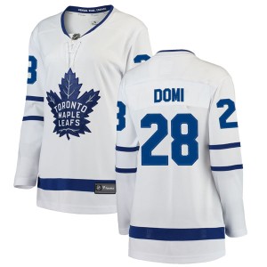 Women's Toronto Maple Leafs Tie Domi Fanatics Branded Breakaway Away Jersey - White