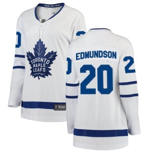 Women's Toronto Maple Leafs Joel Edmundson Fanatics Branded Breakaway Away Jersey - White