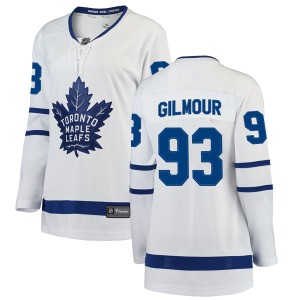 Women's Toronto Maple Leafs Doug Gilmour Fanatics Branded Breakaway Away Jersey - White