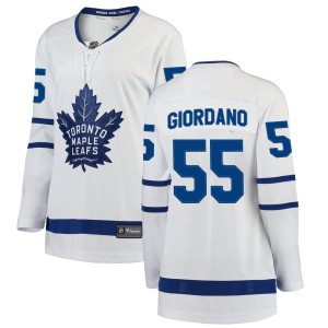 Women's Toronto Maple Leafs Mark Giordano Fanatics Branded Breakaway Away Jersey - White
