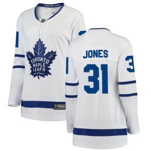 Women's Toronto Maple Leafs Martin Jones Fanatics Branded Breakaway Away Jersey - White