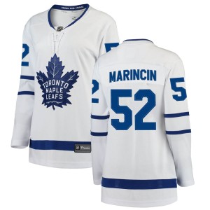 Women's Toronto Maple Leafs Martin Marincin Fanatics Branded Breakaway Away Jersey - White